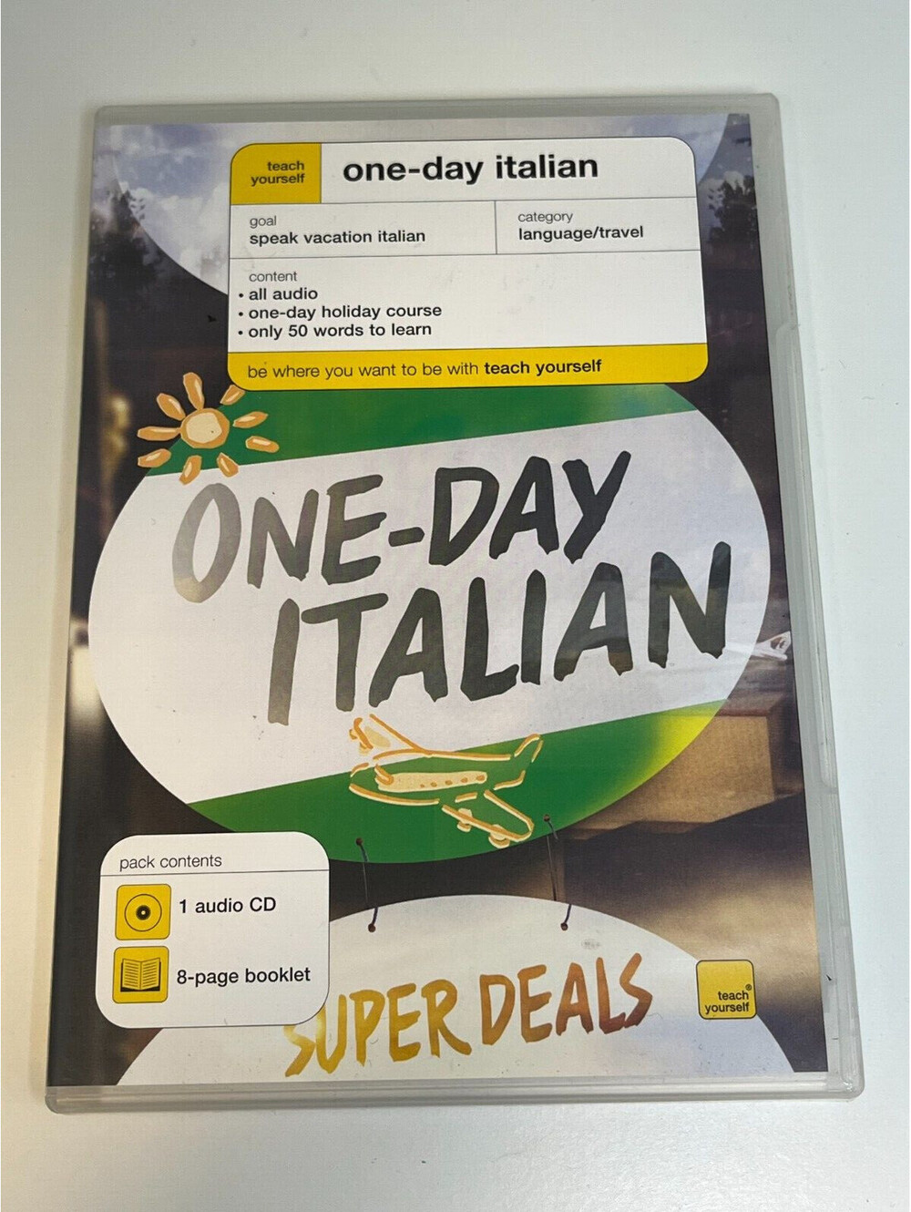 Teach Yourself One-Day Italian Audio CD and Booklet